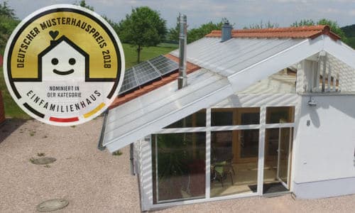 Das Haus 8 wurde für den Musterhauspreis 2018 nominiert Musterhauspreis 2018