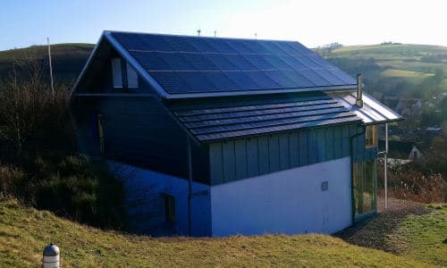 Umbau des Informationszentrum mit einer Photovoltaik-Anlage Informationszentrum