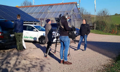 Die Deutsche Welle war für Dreharbeiten im Sonnenpark St. Alban Deutsche Welle