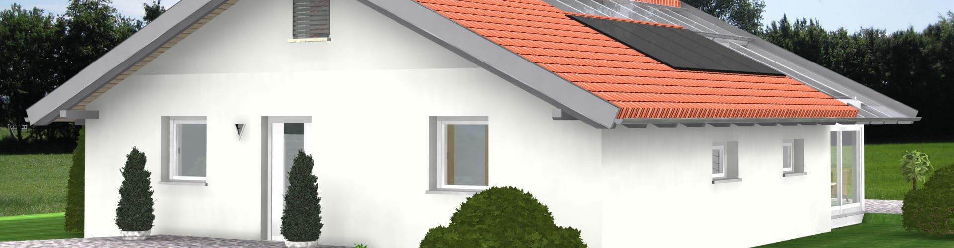 Holzhaus Bungalow 108H10 - Ansicht 2
