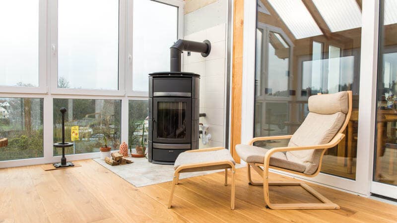 Bio-Solar-Haus der Familie Ruttmann, Wintergarten