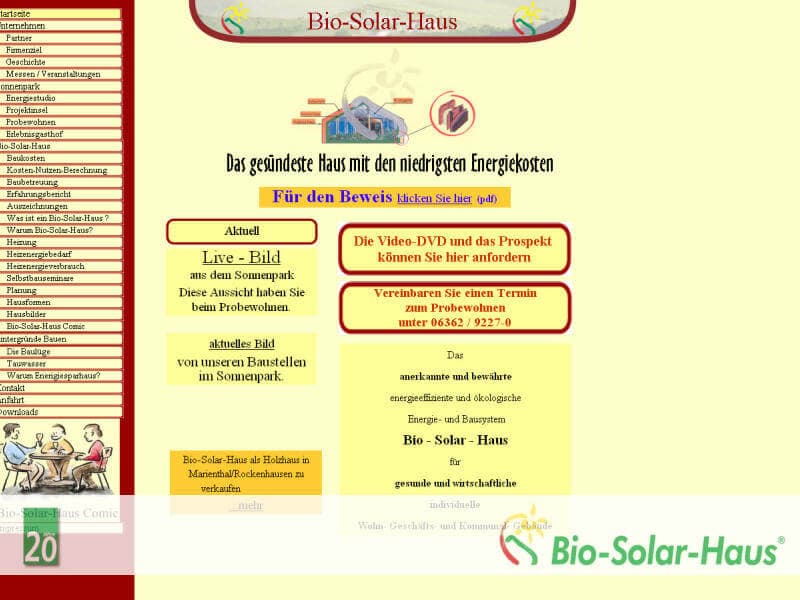 Die erste Website