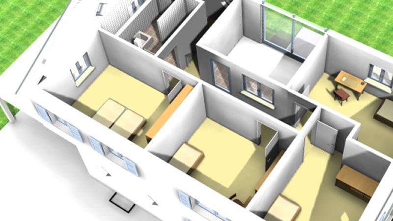 Barrierefreier Grundriss