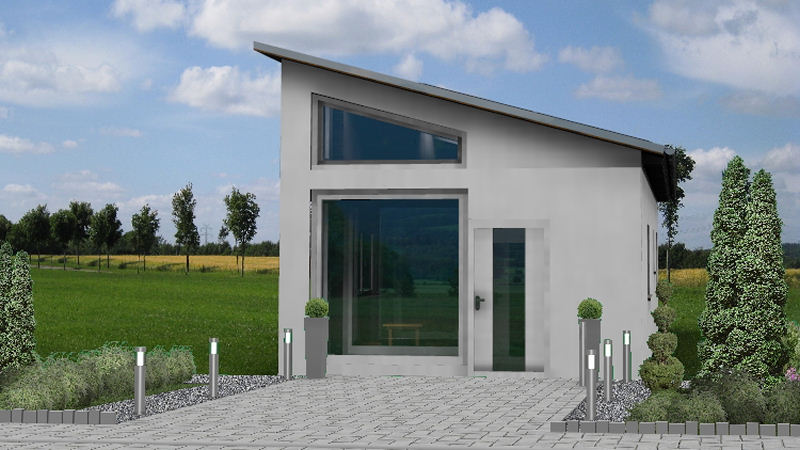 Westansicht Minihaus