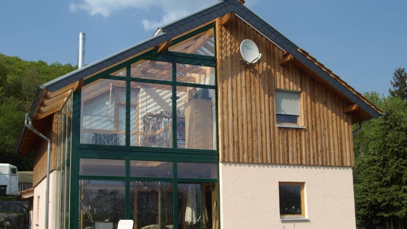 Biohaus aus Holz bauen