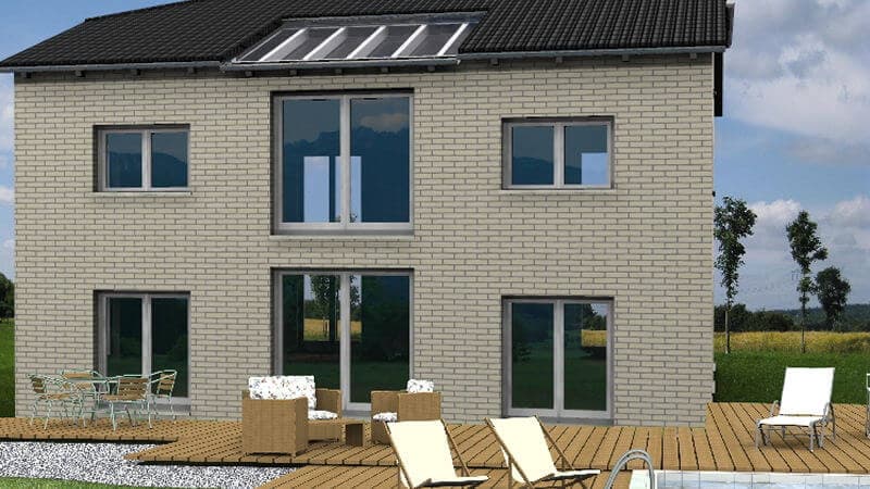 Stadvilla mit Klinkerfassade