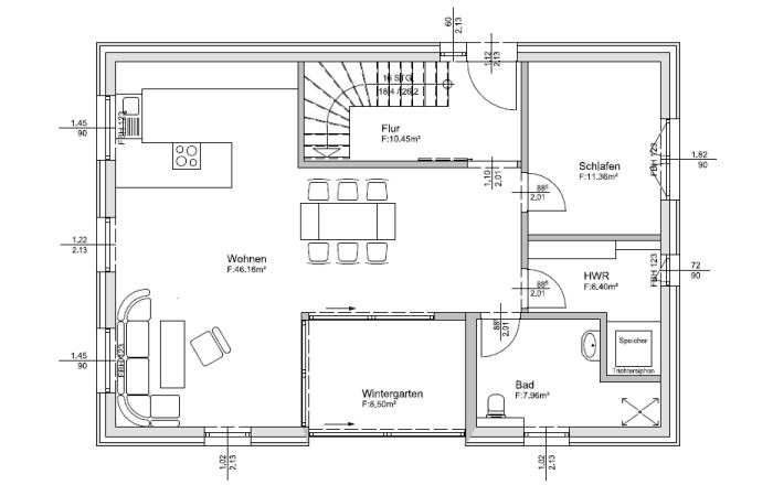 Zweifamilienhaus Grundriss Erdgeschoss
