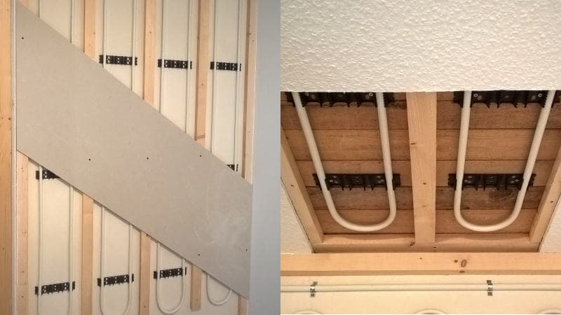Decken- und Wandheizung