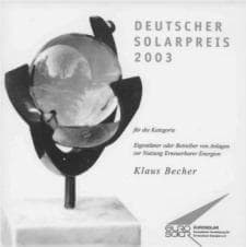 Solarpreis 2003