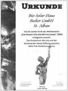 Oskar für den Mittelstand 2004