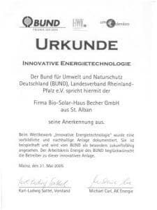 BUND Innovativ 2005