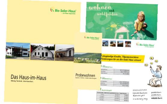 Informationsmaterial Hausbau